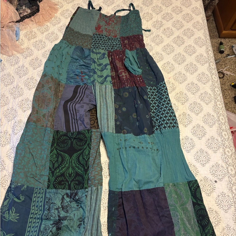 Patchwork Multicolor Jumpsuit